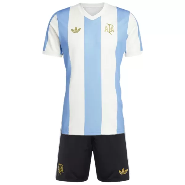 Günstige Argentinien Kindertrikot Jubiläum 2024 Kurzarm