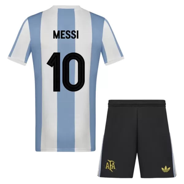 Günstige Argentinien Messi 10 Kindertrikot Jubiläum 2024 Kurzarm