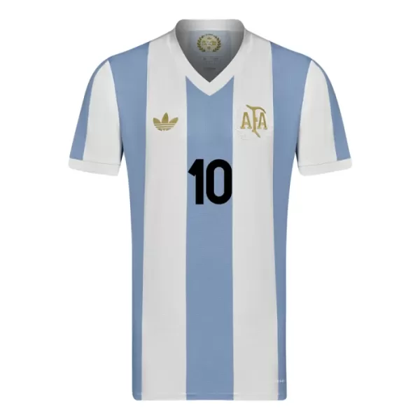 Günstige Argentinien Messi 10 Kindertrikot Jubiläum 2024 Kurzarm