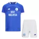 Günstige Cardiff City Kindertrikot Heim 2024/25 Kurzarm