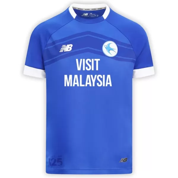 Günstige Cardiff City Kindertrikot Heim 2024/25 Kurzarm