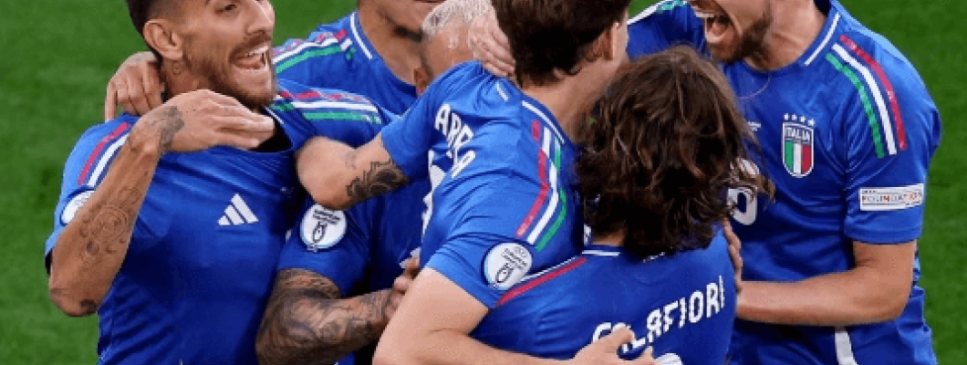 Italien dreht das Spiel, nachdem der Gegner in 23 Sekunden ein Tor erzielt hatte